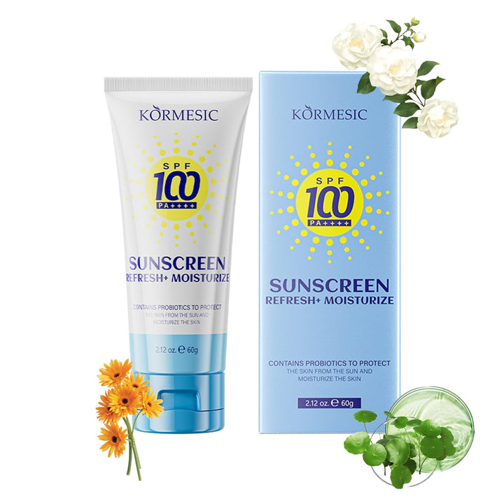 Okerker front packaging showing SPF100 protection and benefits