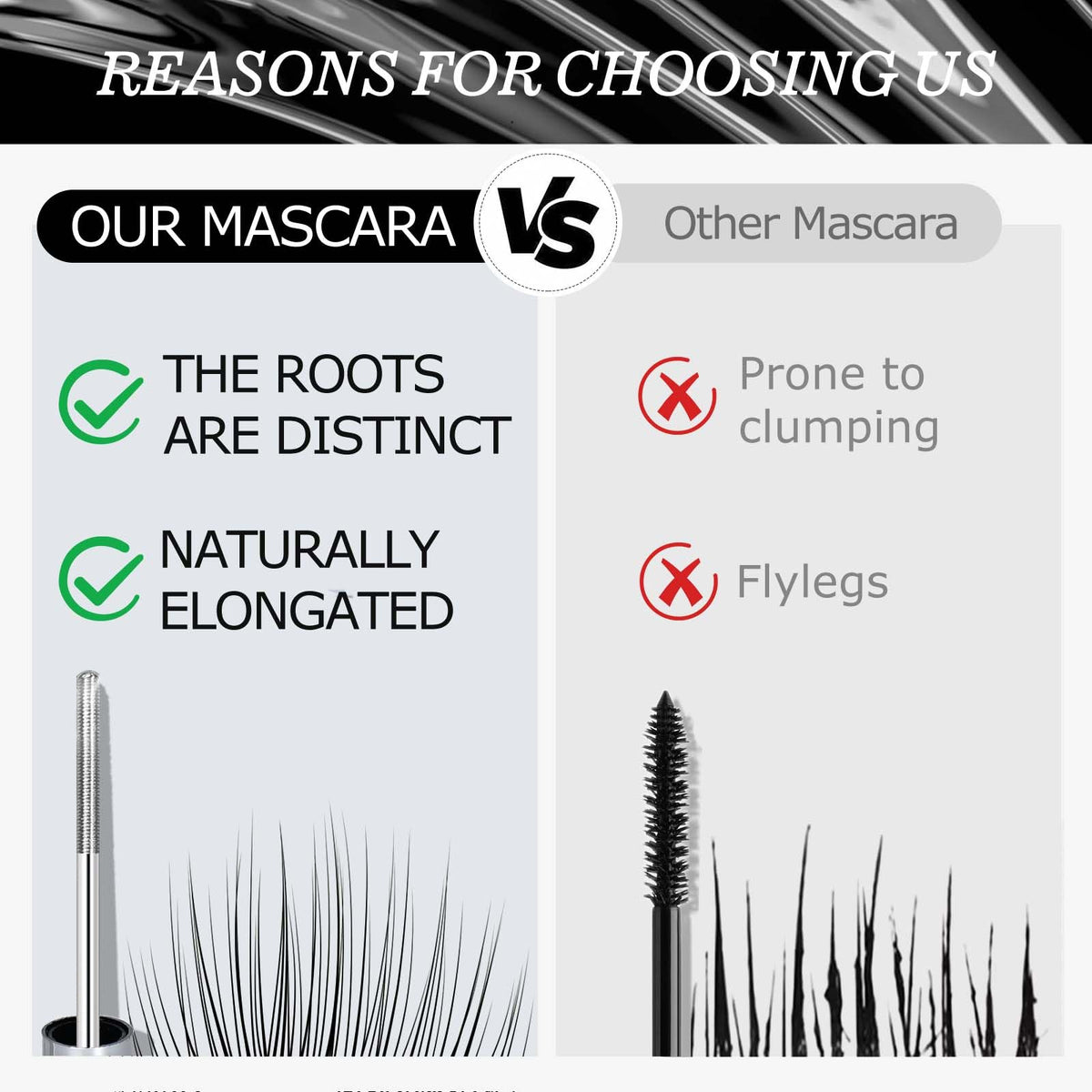 Okerker mascara inside a makeup bag ready for daily wear