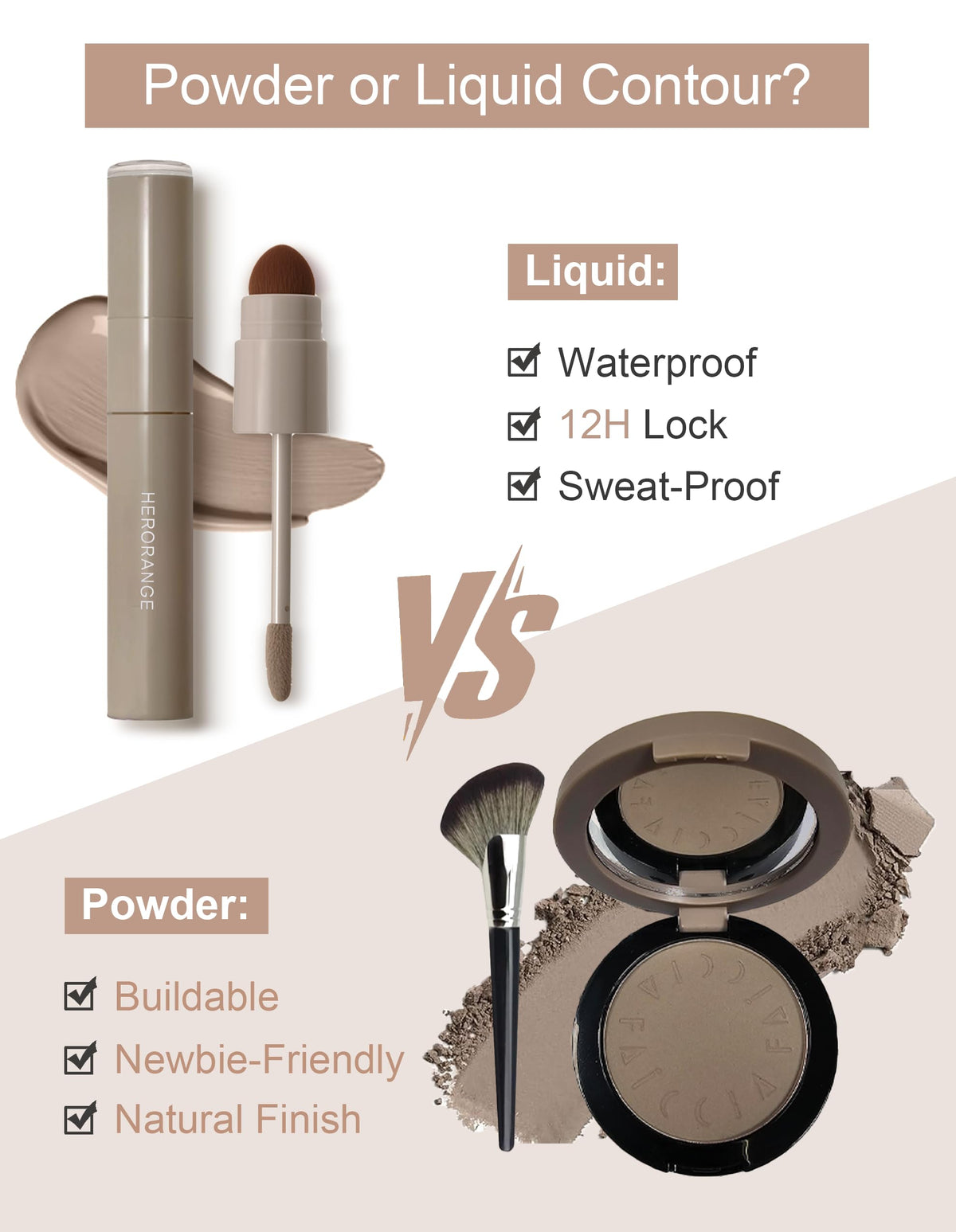 Okerker lifestyle travel makeup bag scene showing on-the-go touch-up convenience