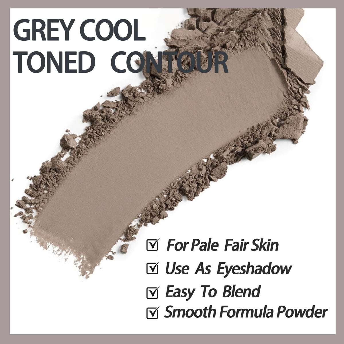 Okerker open palette with taupe grey pans providing cool-toned contour options