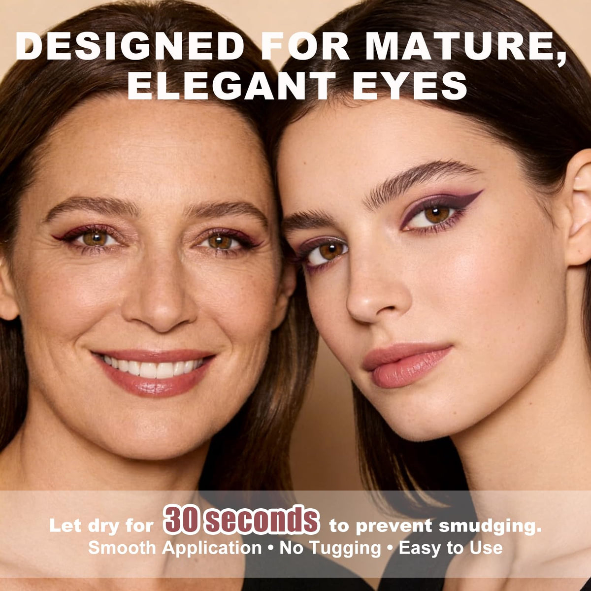 Okerker plum texture stroke showing creamy, high-pigment finish