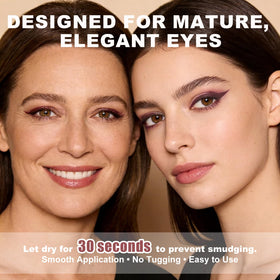 Okerker plum texture stroke showing creamy, high-pigment finish