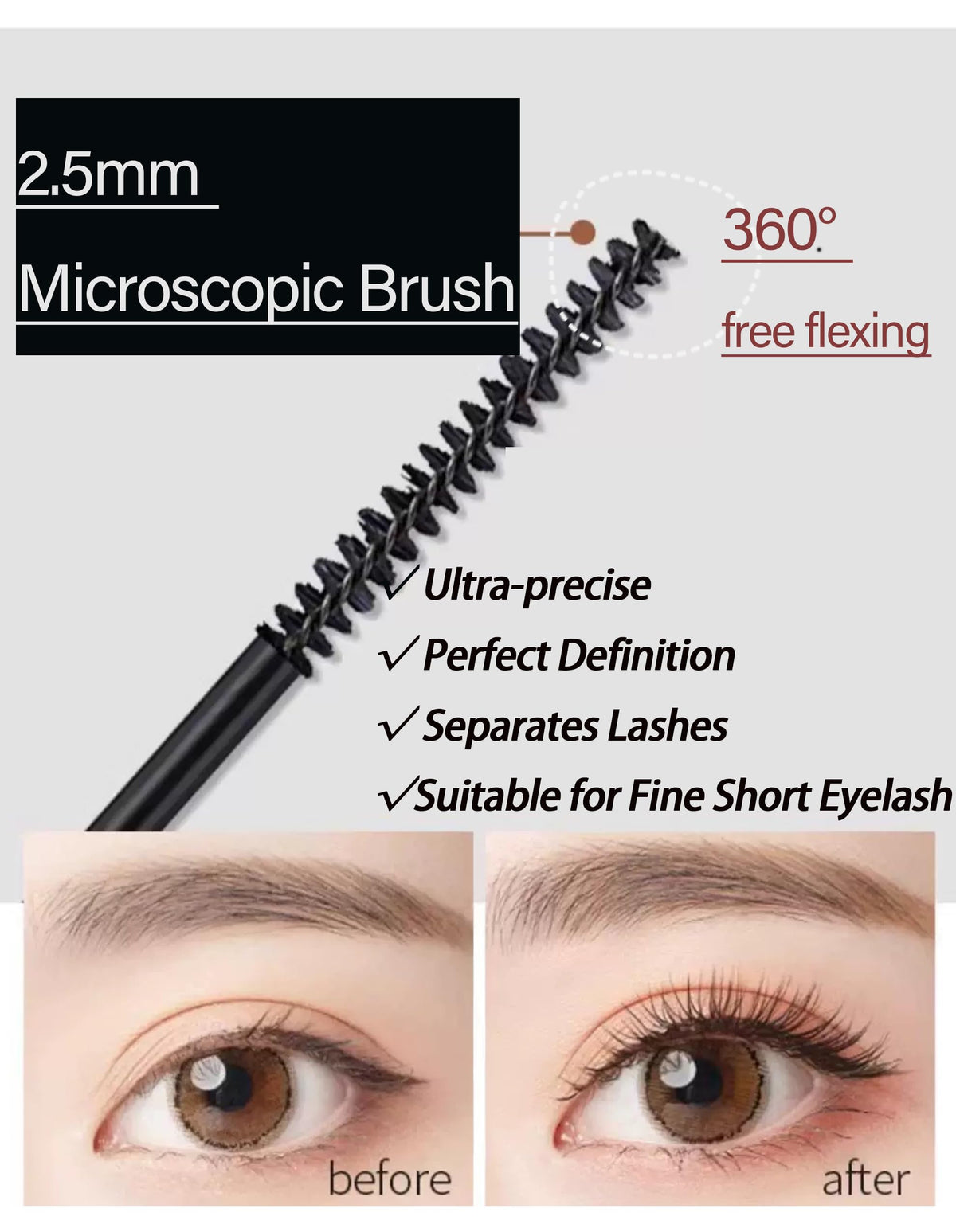 Okerker slim wand close-up highlighting microscopic bristles for precise coating