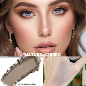 Okerker texture macro swatch on skin demonstrating silky blendability