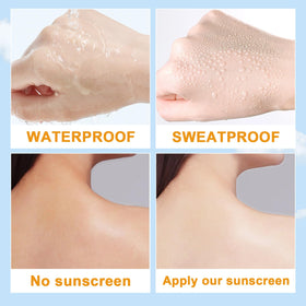 Okerker water resistance test highlighting 80-minute protection benefit
