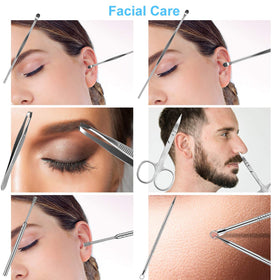 OKOM cuticle tools detail highlighting surgical-grade steel for lasting hygiene