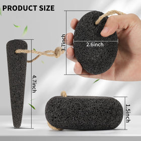 ÖkoStamm conical pumice tip detail, precision exfoliation benefit