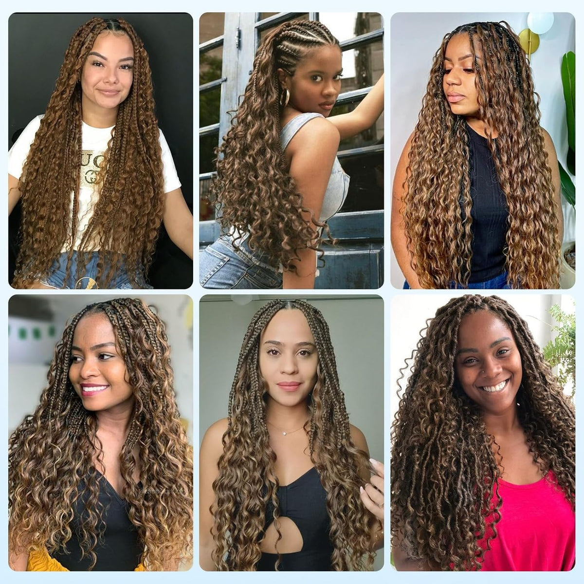 OKVOKV bundled braiding hair with label and bands showing organized, tangle-free pack