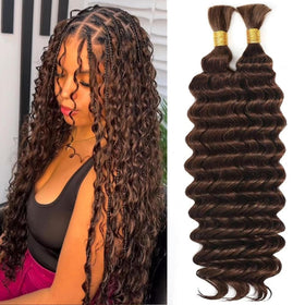 OKVOKV front pack displaying 20-inch deep wave hair, clear product view and benefits