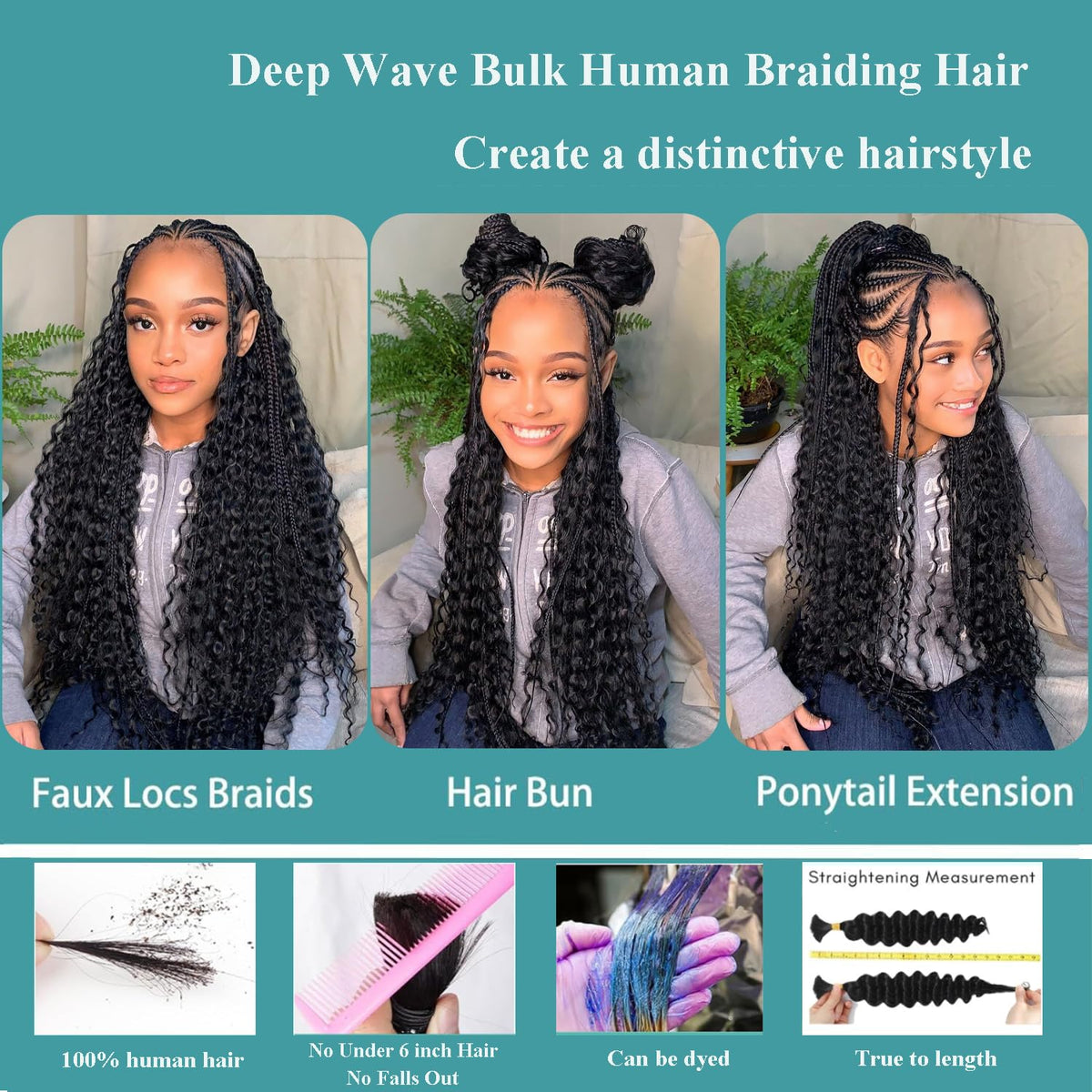 OKVOKV finished boho braids worn outdoors showing natural movement and style