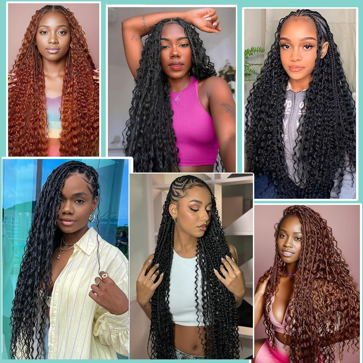 OKVOKV stylist braiding bundles into hair demonstrating easy installation