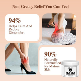 OLACLUK jar beside shea butter and vitamin E, emphasizes skin-nourishing ingredients