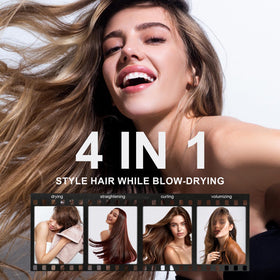 Olaermoso tangle-free bristles and barrel detail for gentle detangling