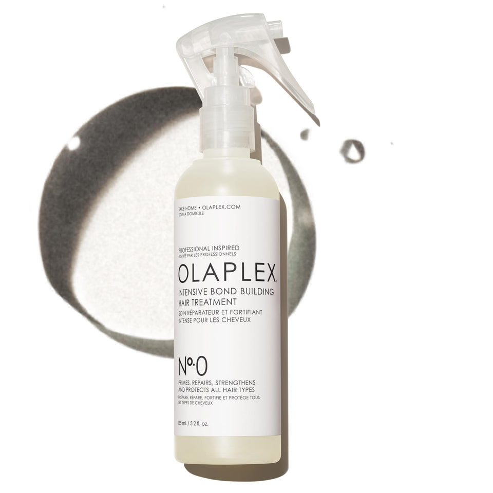 Olaplex front bottle showing product and clear labeling for easy identification and trust