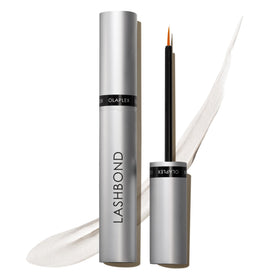 Olaplex Lashbond front packaging displaying bottle and box for clear benefits