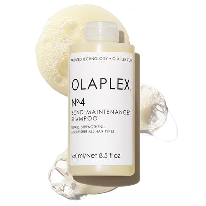Olaplex bottle front packaging showing clean design and product name, professional branding benefit