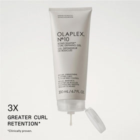 Olaplex Nº.10 gel texture close-up highlighting smooth slip and shine