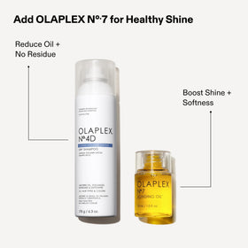 Olaplex Nº.4D on curly hair in lifestyle scene showing natural lift