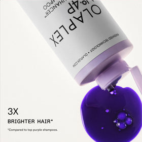 Olaplex pump dispenser detail highlighting easy application and control