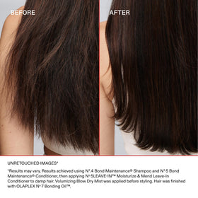 Olaplex Nº.5 bottle next to common items to show compact 100 mL size