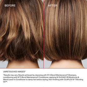 Dispensing Olaplex Nº.5 to illustrate concentrated formula use