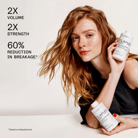 Olaplex Nº.5FINE back label close-up highlighting ingredients and claims
