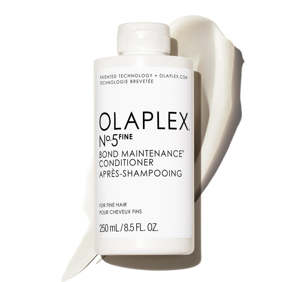 Olaplex Nº.5FINE front bottle showing elegant packaging and volume benefit