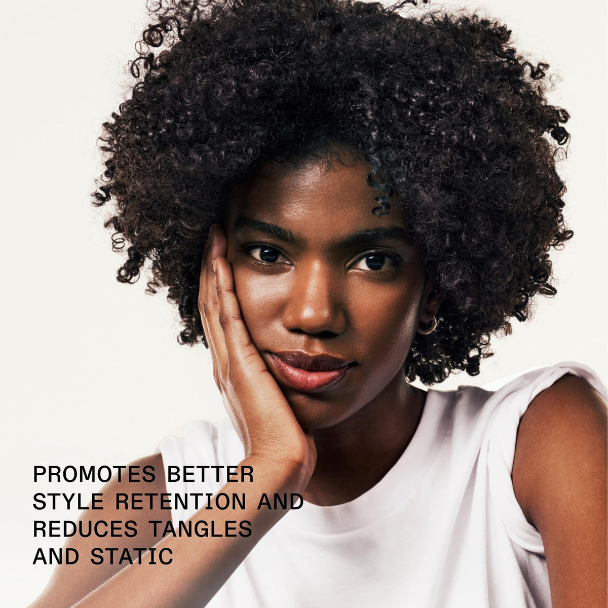 Olaplex No.9 texture drop highlighting lightweight serum and shine