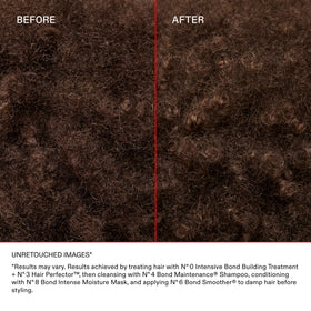 Olaplex serum texture pouring from nozzle illustrating concentrated, fast-absorbing formula