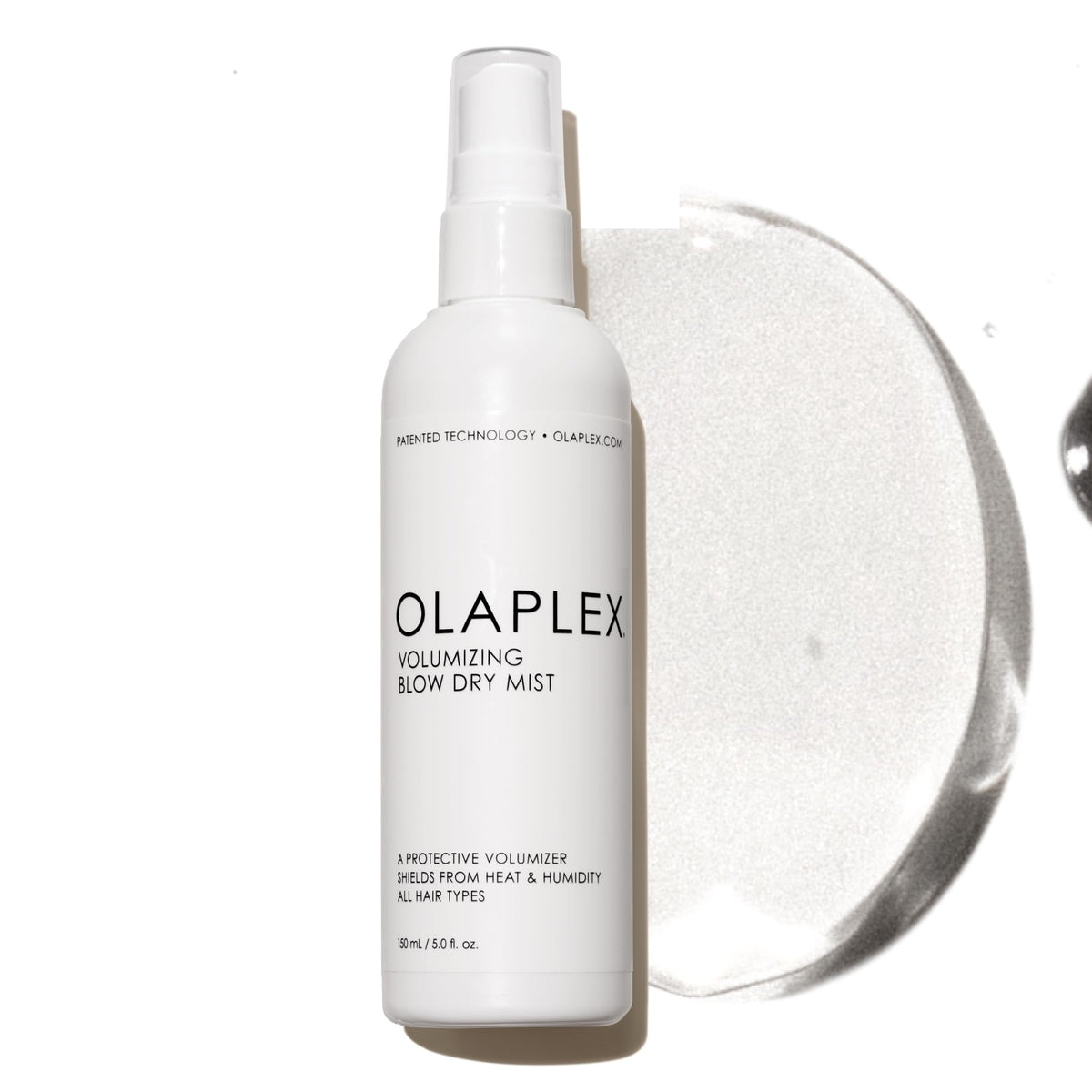 Olaplex bottle front label showing product name and volume, conveys professional reliability