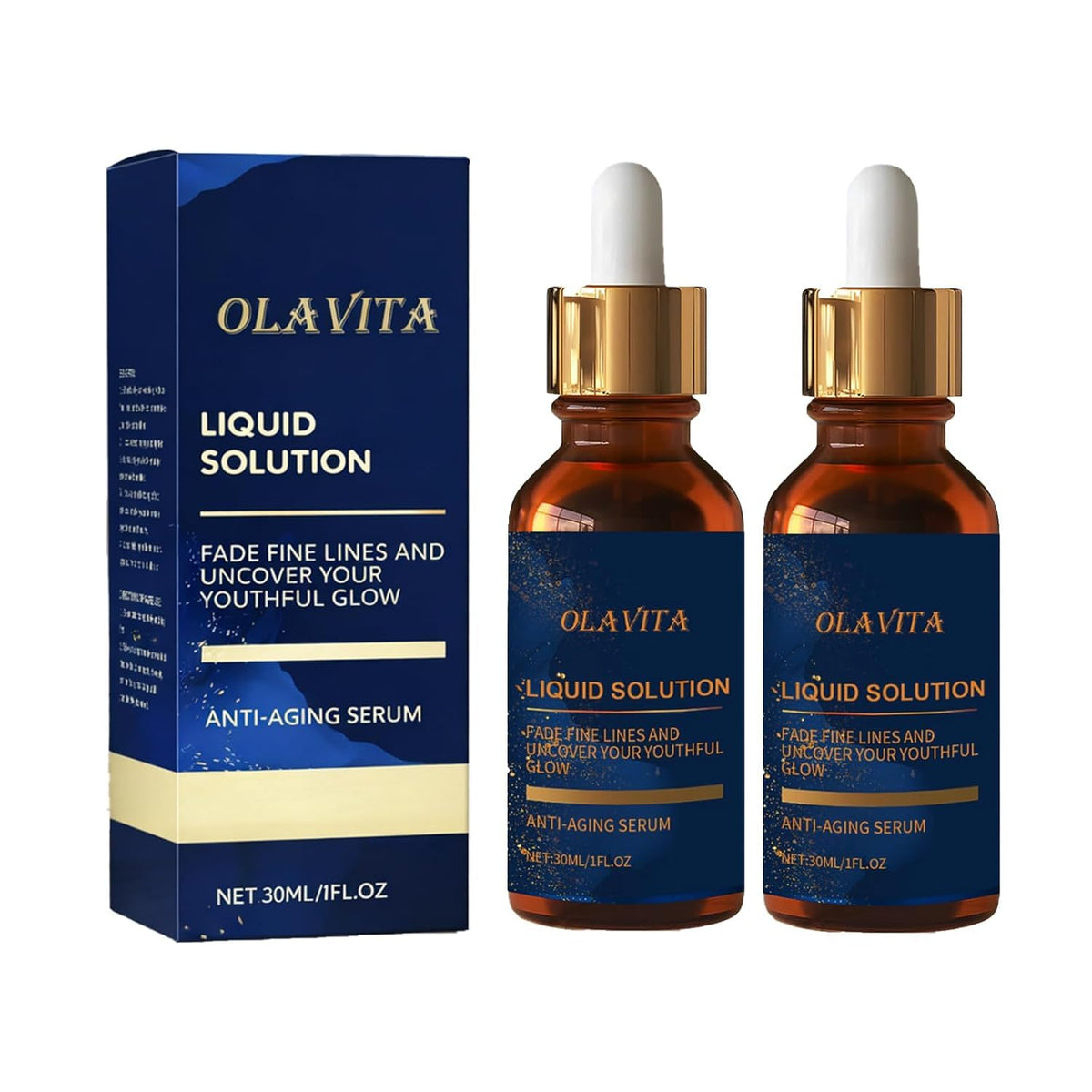 OLAVITA front packaging showing 2-pack and product name for quick identification and trust