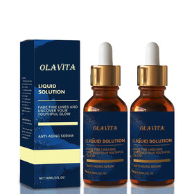 OLAVITA front bottle showing clean label and anti-aging benefits