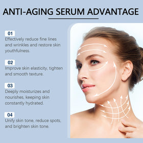 OLAVITA smooth serum texture on hand demonstrating fast absorption