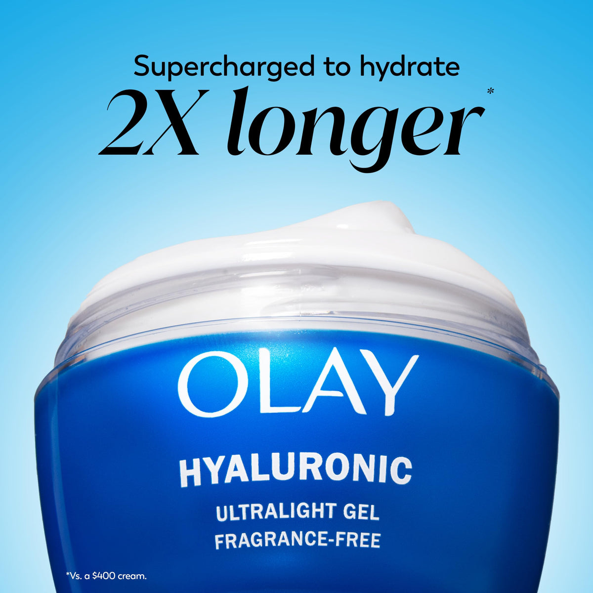 Olay 1.7 oz jar with included one-week trial sample visible