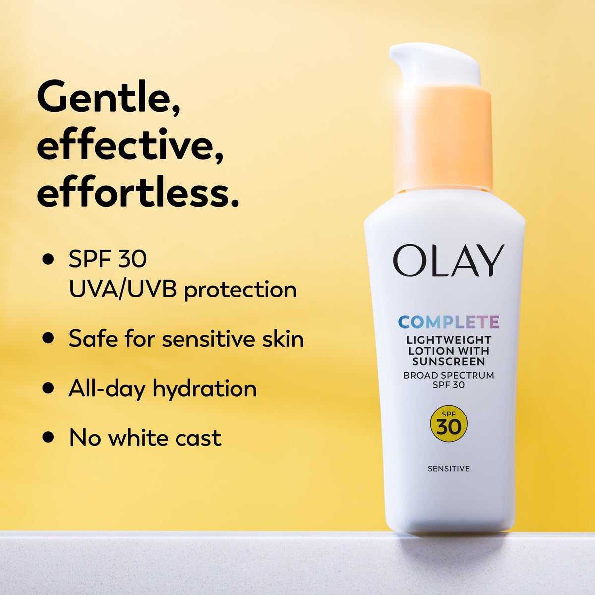 Olay two-pack tubes beside a coin for scale demonstrating travel-friendly size