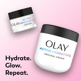 Olay product label close-up showing key ingredients and clarity for informed choices