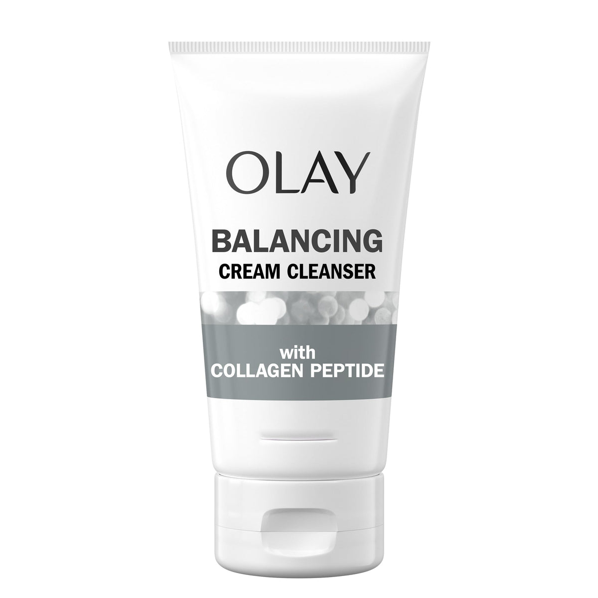 Olay rinsed skin close-up showing hydrated, smooth-looking complexion