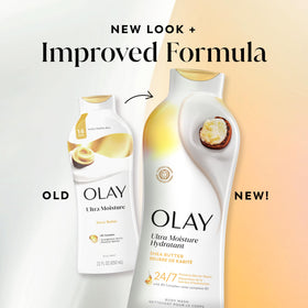 Olay application on skin in shower demonstrating gentle cleansing