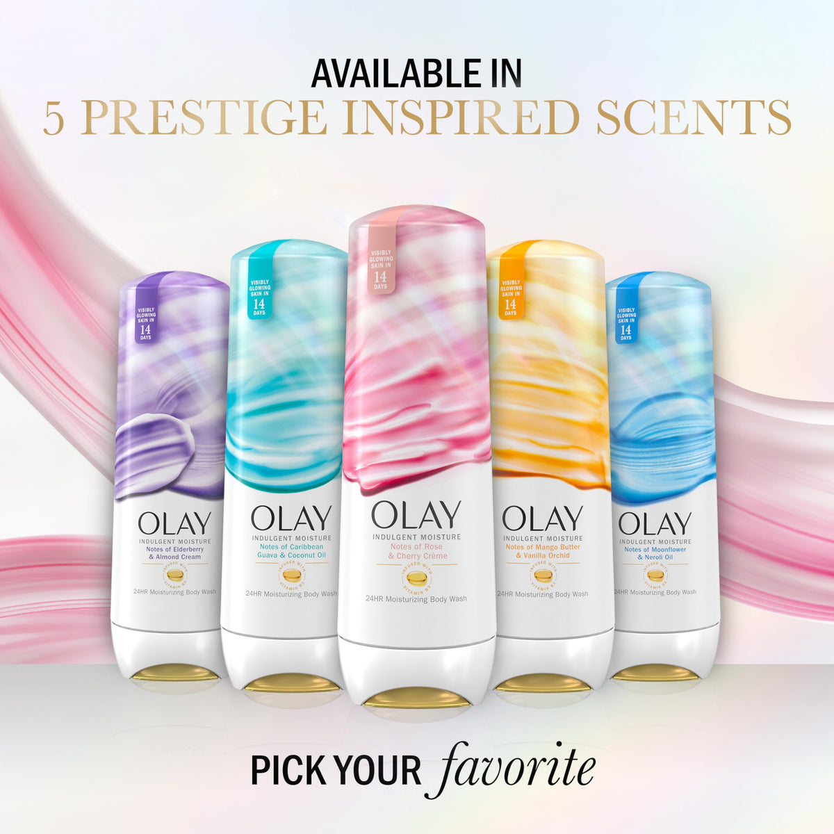 Olay back label close-up showing ingredients and usage directions clearly