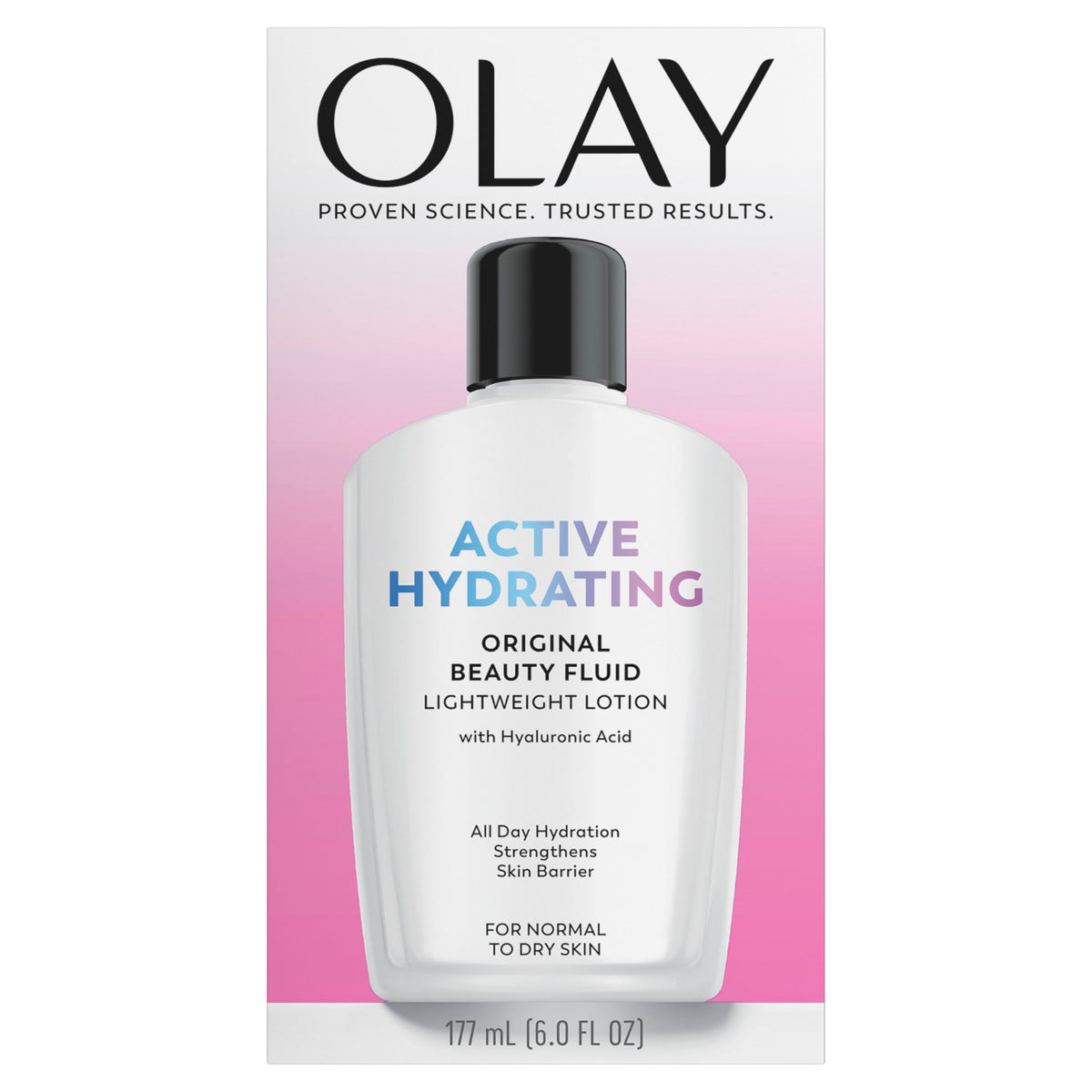 Olay before and after skin texture comparison showing smoother skin appearance