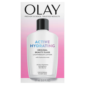 Olay before and after skin texture comparison showing smoother skin appearance
