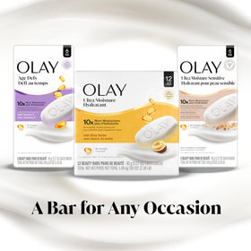 Olay used in shower showing gentle cleansing and hydration benefit