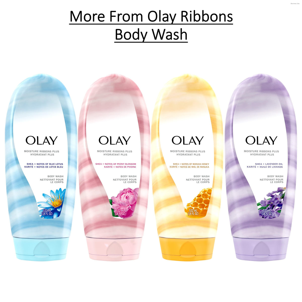 Olay bottle held in hand to show 18 fl oz scale and travel convenience
