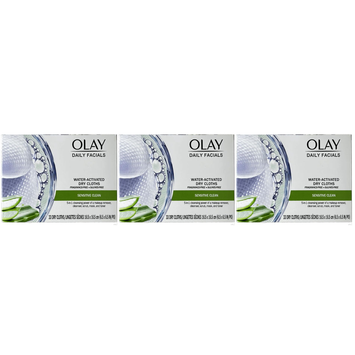 Olay close-up of cloth texture highlighting gentle exfoliation