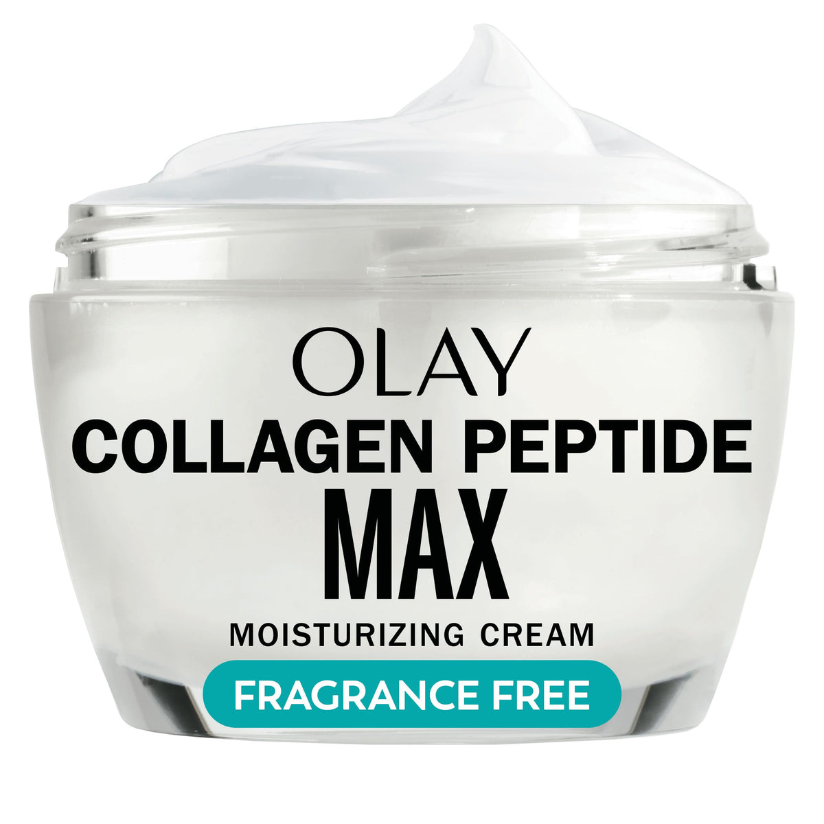 Olay jar front view showing label and compact travel-friendly size