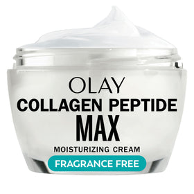 Olay jar front view showing label and compact travel-friendly size
