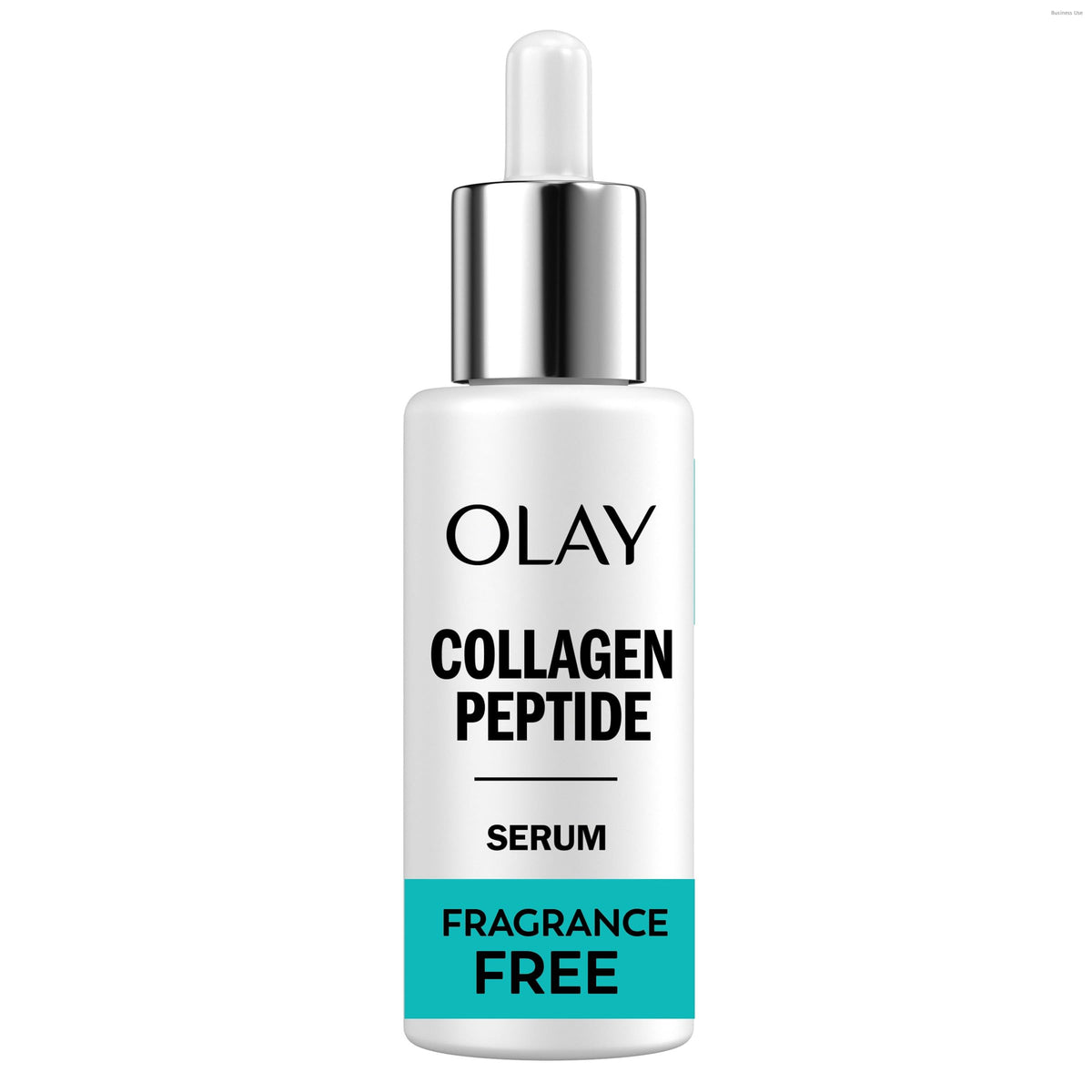 Olay front packaging showing bottle and box, highlighting firming benefit