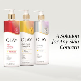 Olay Body Lotion paired with body wash to boost Vitamin B3 benefits