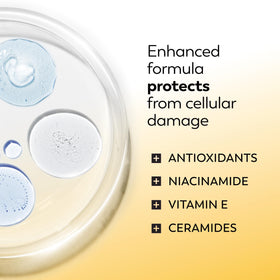 Olay ingredients close-up emphasizing ceramides and niacinamide benefit