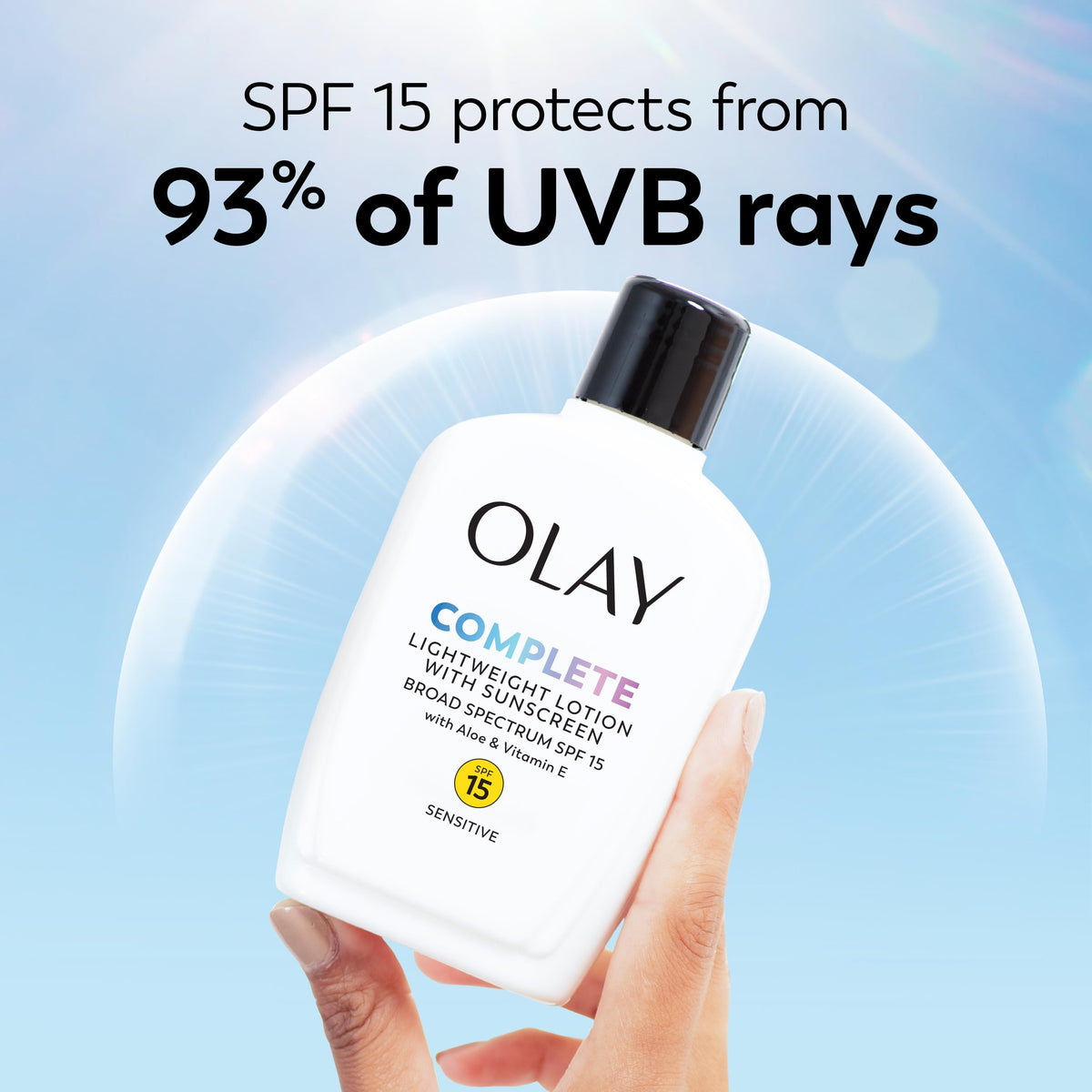 Procter & Gamble Olay ingredient label close-up highlighting niacinamide benefits